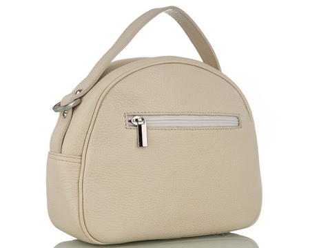 Torebka damska skórzana kuferek Canaletto T-727beż