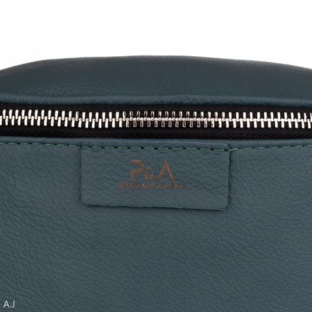 Saszetka damska skórzana S-PA morski