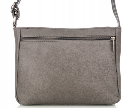 Torebka damska skórzana T-IWB szara
