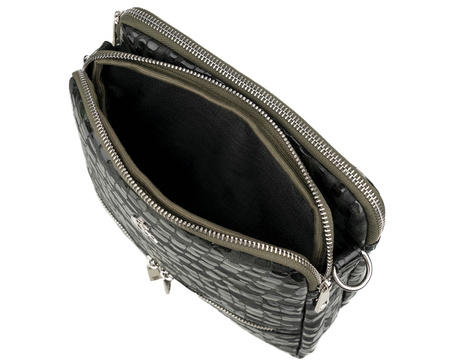 Torebka listonoszka Canaletto z naturalnej skóry z imitacja kropelek T-840