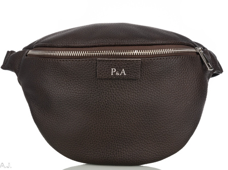 Saszetka damska skórzana S-PA brąz