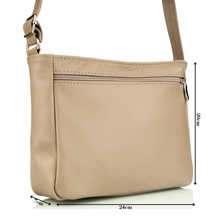 Torebka damska skórzana T-IWBA beż
