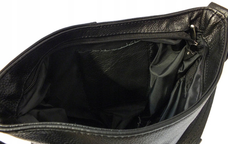 Torebka damska skórzana T-LL czarny