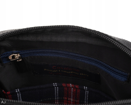 Listonoszka męska skórzana Canaletto T-330 czarny