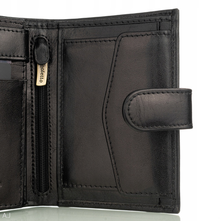 Portfel męski skórzany Canaletto P-1505/A czarny