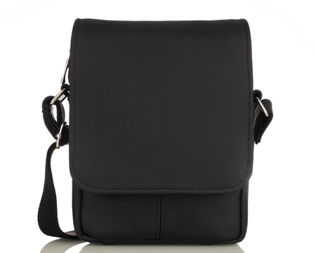 Listonoszka męska skórzana T-MKL czarny