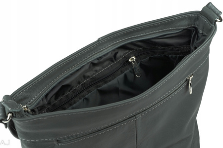 Torebka damska skórzana T-JD3Z szara