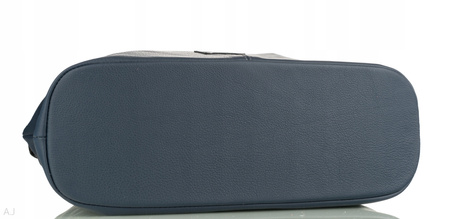 Worek damski skórzany T-PA granatowy