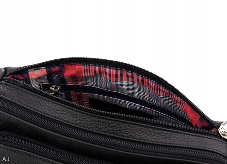 Torebka damska skórzana Canaletto T-812 Czarna