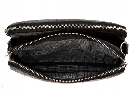 Torebka damska skórzana Canaletto T-830 czarny