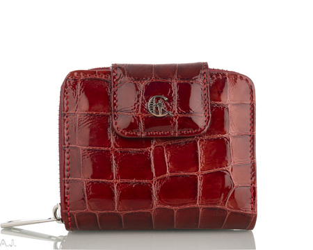 Portfel damski skórzany Canaletto P-1023 czerwony