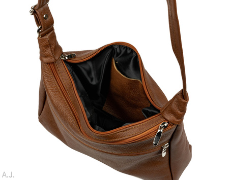 Torebka damska skórzana T-2Z ruda