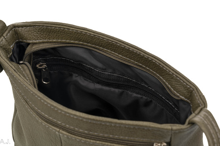 Torebka damska skórzana T-IWBA oliwka