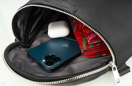 Torebka damska skórzana T-BAL czarna