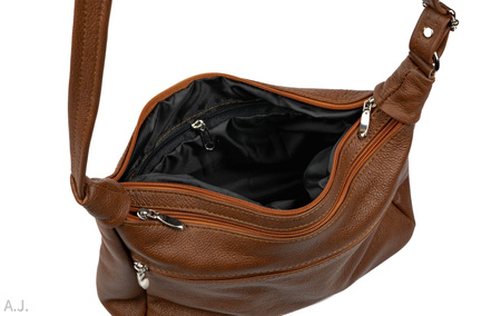 Torebka damska skórzana T-2Z ruda