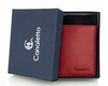 Portfelik damski skórzany Canaletto P-1031 czerwony 