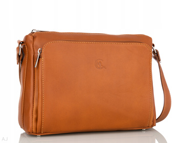 Torebka damska skórzana Canaletto T-812 camel