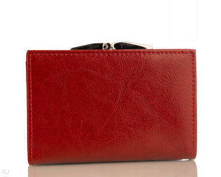 Portfel damski skórzany GB P-25 czerwony