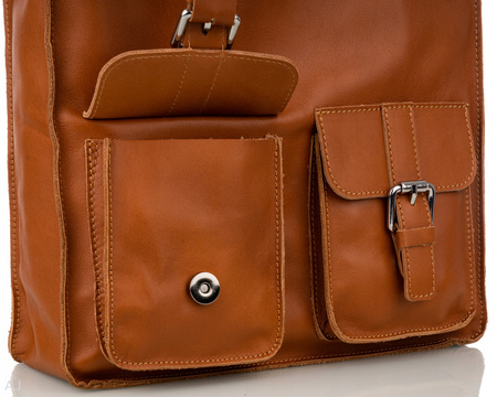 Torebka damska skórzana Canaletto T-711 camel