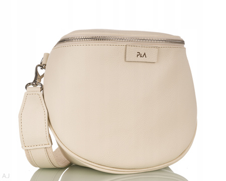 Torebka damska skórzana T-BAL kremowy