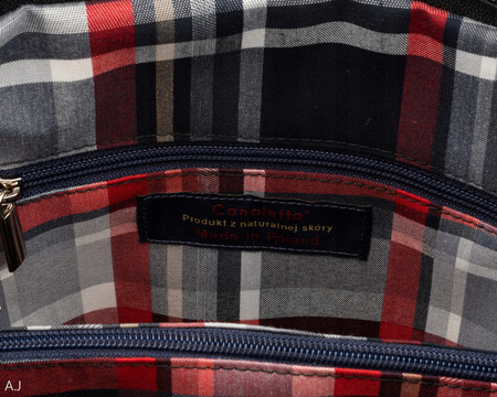 Torba męska skórzana Canaletto T-940 czarny