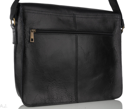 Teczka męska skórzana Canaletto Vintage T-245 czarna