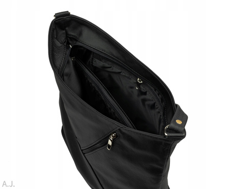 Torebka damska skórzana T-MP czarny