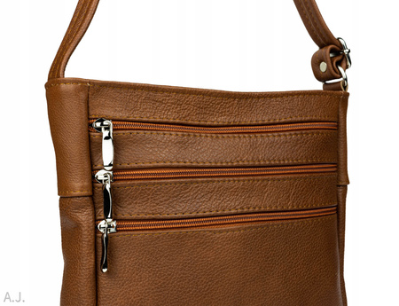 Torebka damska skórzana T-TS3Z camel