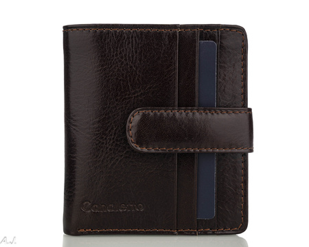 Portfel skórzany damski P-1042 braz