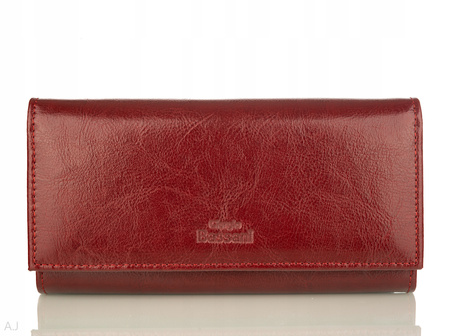 Portfel damski skórzany GB P-80 bordowy
