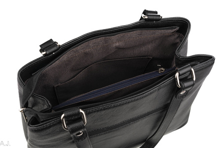 Torebka damska skórzana Canaletto T-905 czarny