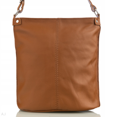 Torebka damska skórzana T-XSA camel