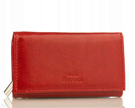 Portfel damski skórzany GB P-40 czerwony