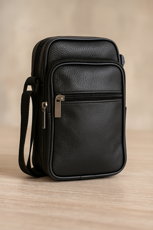 Torba męska skórzana T-14 czarna