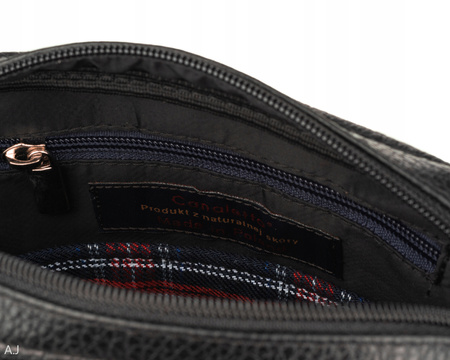 Listonoszka męska canaletto T-155 czarny