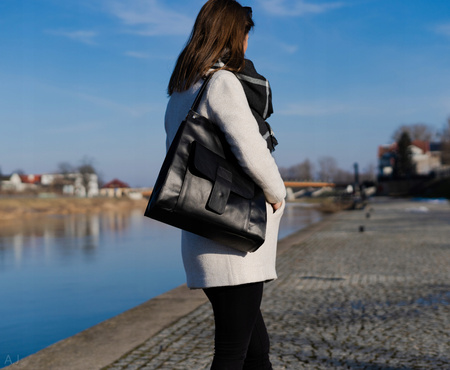 Torebka damska skórzana T-WEN camel