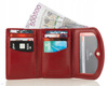Portfel damski skórzany Canaletto P-1201 czerwony
