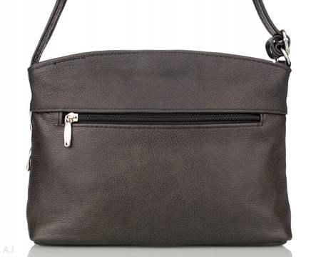 Torebka damska skórzana T-ZOWA brąz