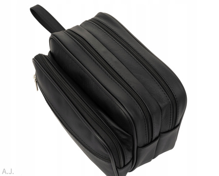 Saszetka męska skórzana S-LES2 czarna