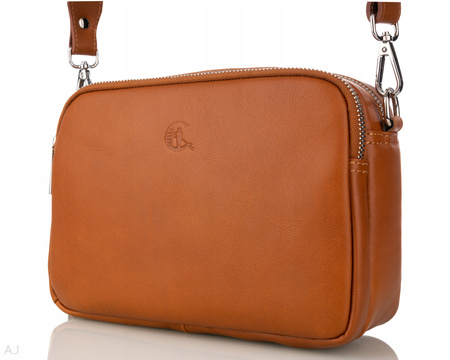 Torebka damska skórzana Canaletto T-820 Camel