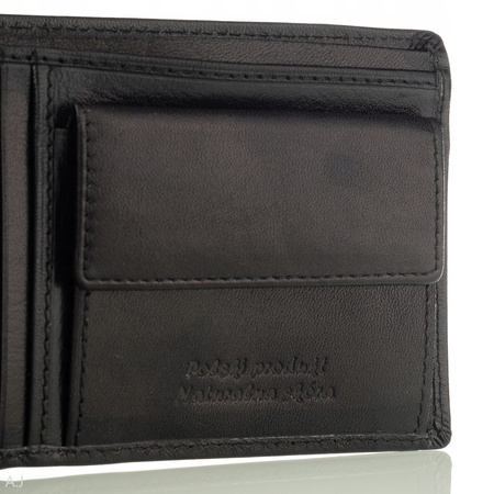 Portfel męski skórzany Canaletto P-1501/S czarny