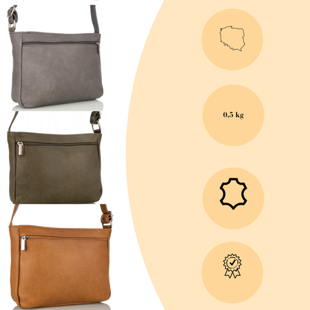 Torebka damska skórzana T-IWBA czarny