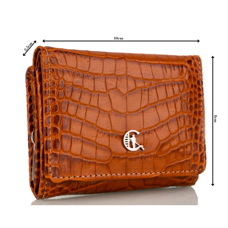 Portfel damski skórzany BajuBaj P-2003 jasny brąz