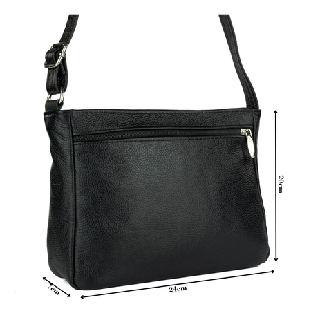 Torebka damska skórzana T-IWBA czarny