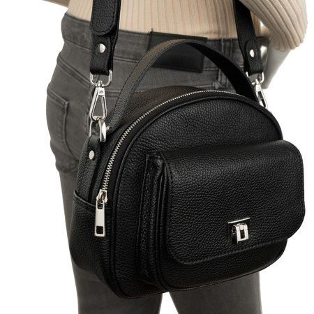 Torebka damska skórzana kuferek Canaletto T-727beż