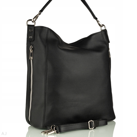 Torba męska skórzana Canaletto T-940 czarny