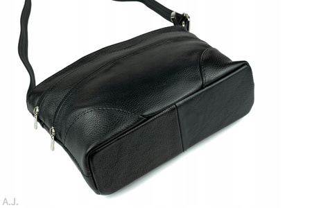 Torebka damska skórzana T-ZOWA czarna