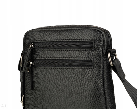 Listonoszka męska skórzana Canaletto T-133 czarny