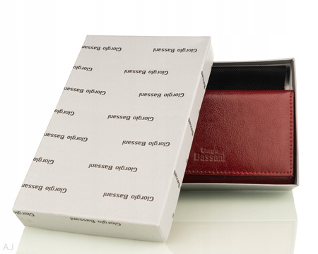 Portfel damski skórzany GB P-40 bordowy