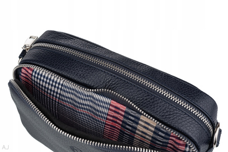 Torebka damska skórzana Canaletto T-820 granatowy